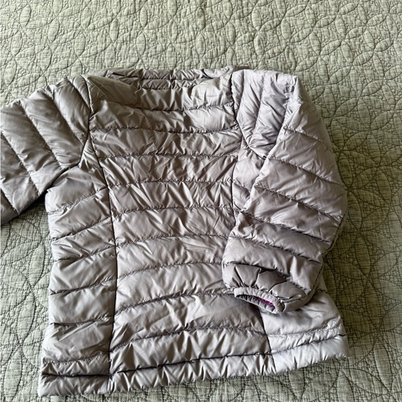 Patagonia Kids' Grey and Pink Down Puffer Jacket - Picture 4 of 6